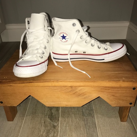 Converse Shoes - White Converse Hightops
